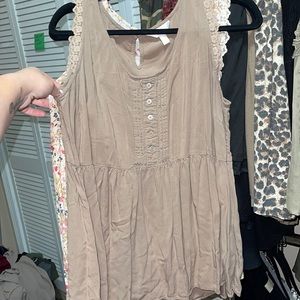 lauren conrad babydoll dress tank